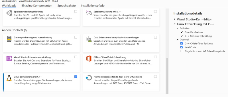 Installationskonfiguration